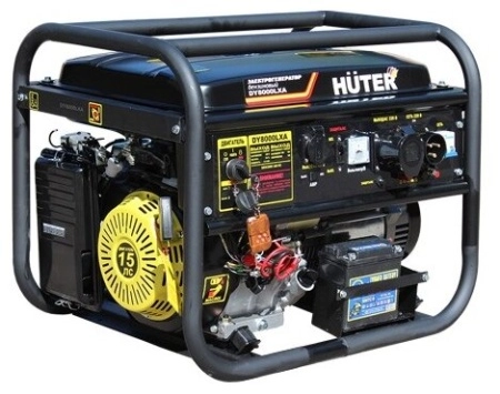 Портативный бензогенератор HUTER DY8000LXA
