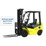 фото дизельный погрузчик с японским двигателем yett drp25-m1k2c-zsm480-ss